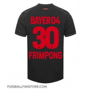 Bayer Leverkusen Jeremie Frimpong #30 Replik Heimtrikot 2023-24 Kurzarm